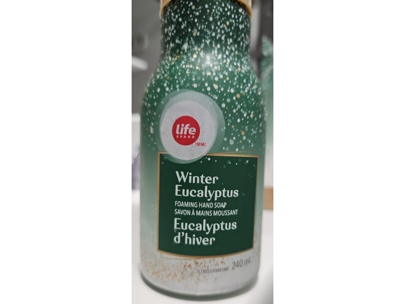 Life Brand Foaming Hand Soap, Winter Eucalyptus, 240 mL
