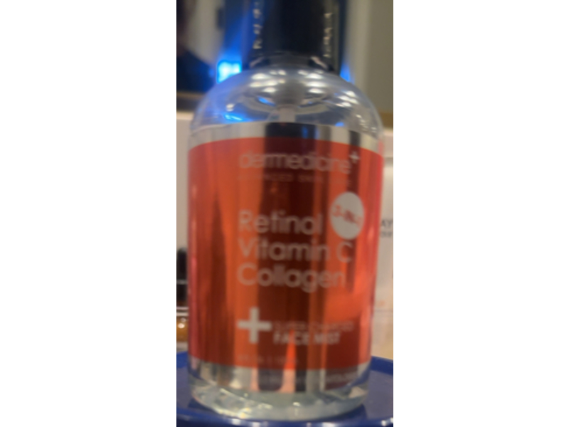 Dermedicine + 3 - In - 1 Super - Charged Face Mist, Retinol, Vitamin C & Collagen, 4 fl oz/120 mL