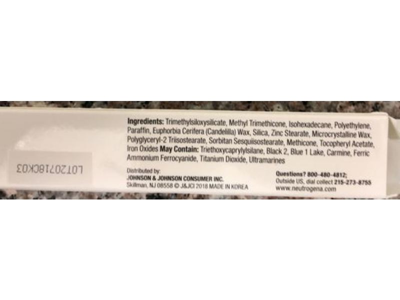 Neutrogena Smokey Kohl Eyeliner, Jet Black, 0.014 oz/0.40 g