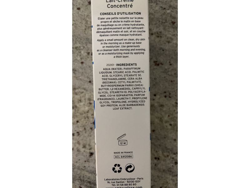 Embryolisse Lait-Creme Concentre Multi-Function Nourishing Moisturizer, 2.54 fl oz/75 mL