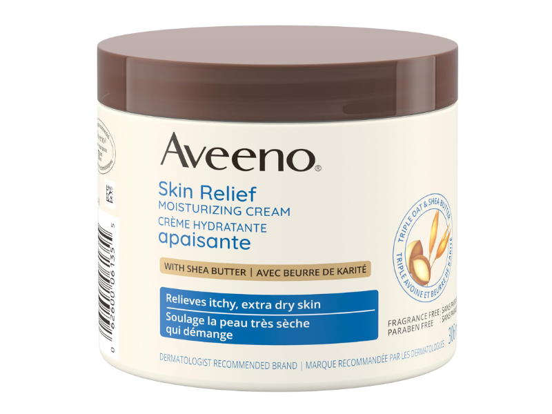 Aveeno Skin Relief Moisturizing Cream, Fragrance Free, 306 mL