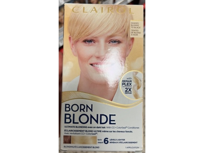 Clairol Born Blonde Permanent Hair Color, Black, 1 Application