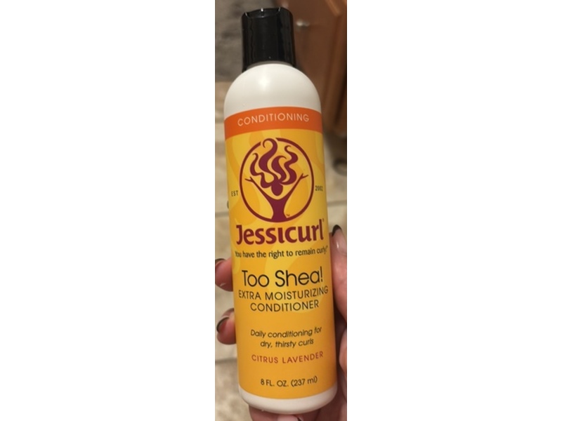 Jessicurl Too Shea! Extra Moisturizing Conditioner, Citrus Lavender, 8 fl oz/237 mL