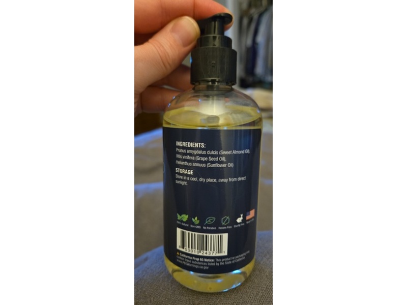 Nexon Botanics Massage Oil, Unscented, 8 fl oz/237 mL