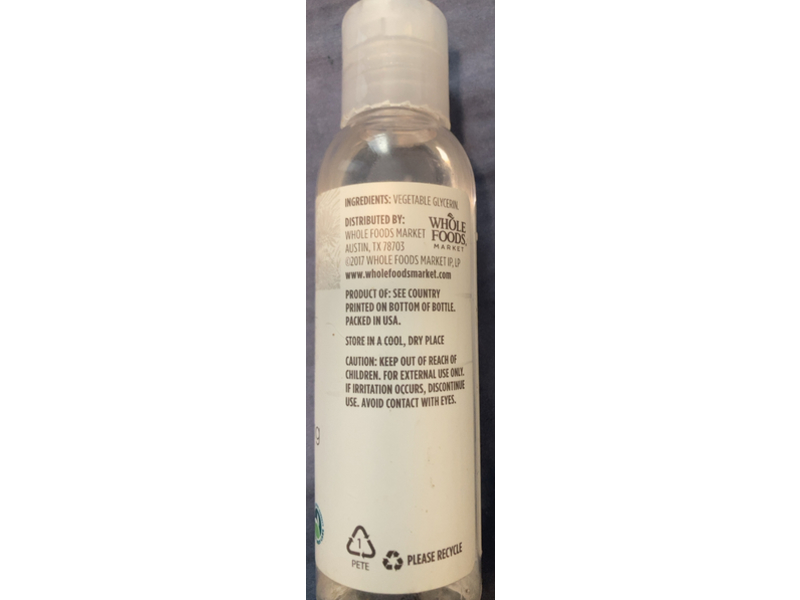 365 by Whole Foods Market Moisturizing Vegetable Glycerin, 4 fl oz/118 mL