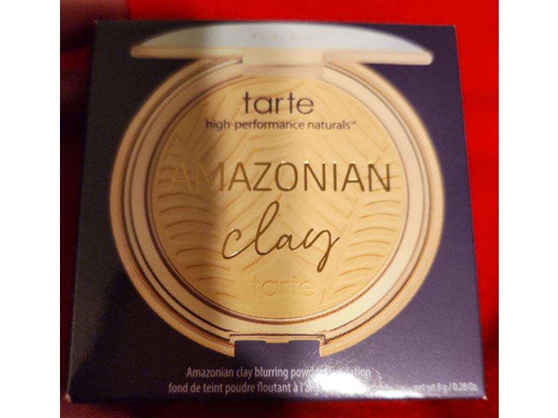 Tarte Amazonian Clay Blurring Powder Foundation, 18N Fair, 0.28 oz/8 g