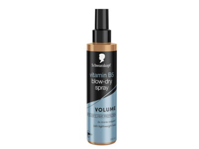 Schwarzkopf Volume Blow-Dry Spray, Vitamin B5, 200 mL