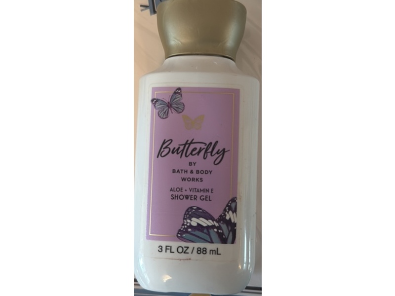Bath & Body Works Shower Gel, Butterfly, 3 fl oz/88 mL