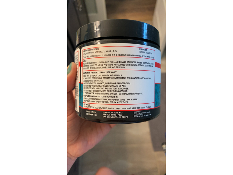 Plantlife Relieve Arnica Bath Salt,16 oz/453.6 g