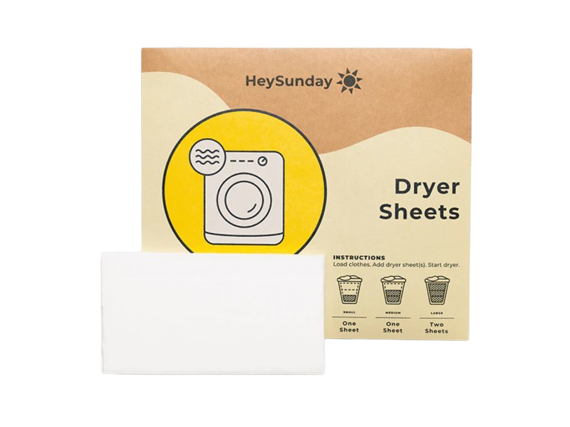 Hey Sunday Dryer Sheets, Fragrance Free, 30 Count