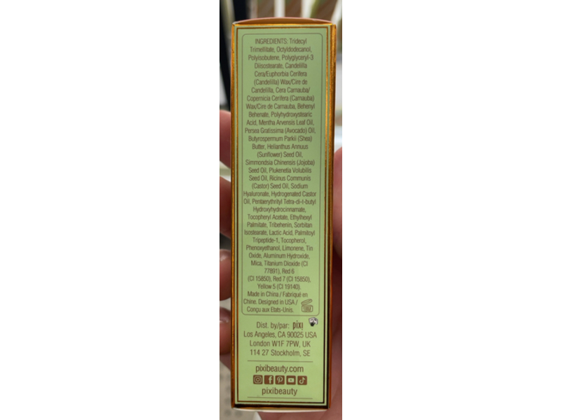 Pixi +Hydra Lip Treat Tinted Lip Balm, Poppy, 0.16 oz/4.8 g