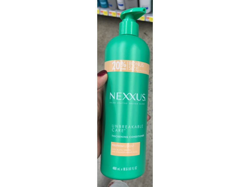 Nexxus Unbreakable Care Thickening Conditioner, Biotin, Keratin, & Collagen Amino Acids, 16.6 fl oz/488 mL