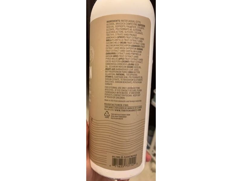 Thrive Market Body Lotion, Coconut Vanilla, 16 fl oz/473 mL