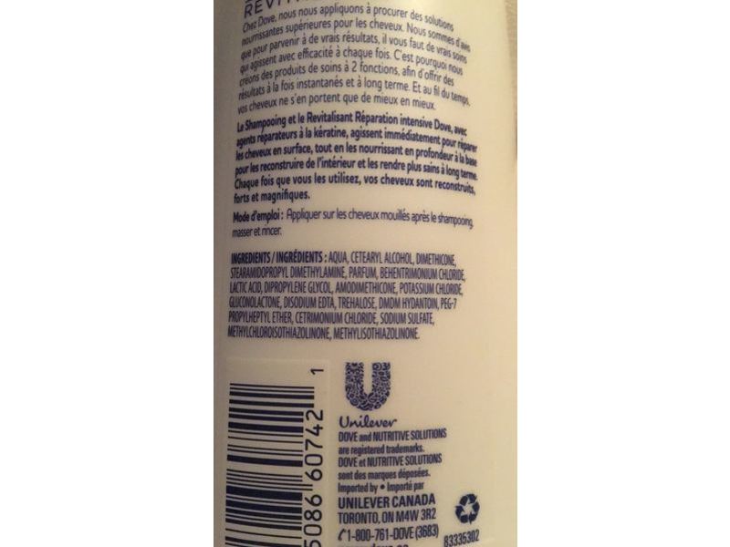 Dove Nutritive Solutions Intensive Repair Conditioner, 12 fl oz/355 mL