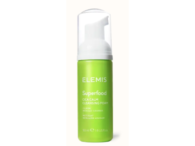 Elemis Superfood Cica Calm Cleansing Foam, 1.6 fl oz/50 mL