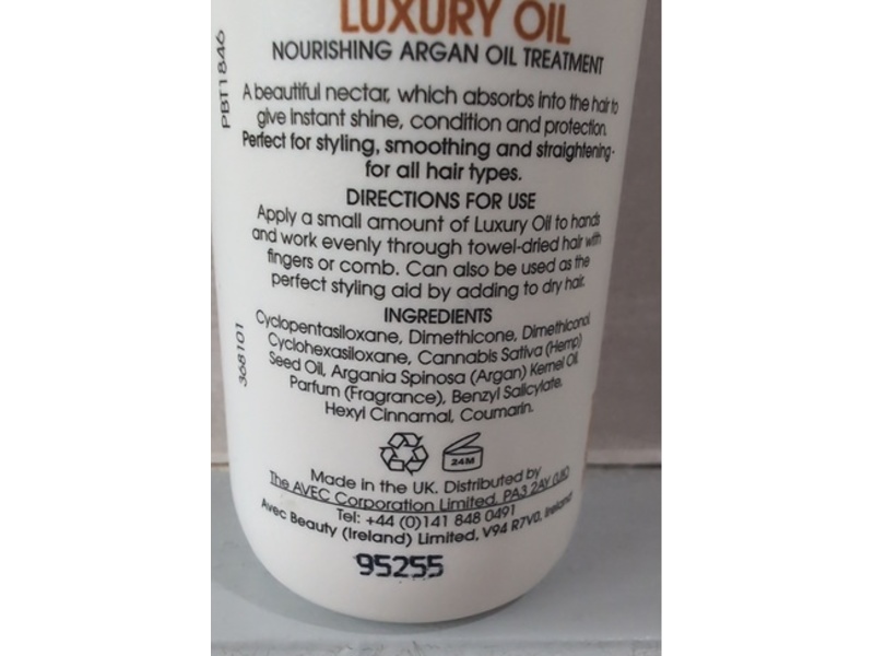 Argan Plus Hydrating Hair Repair Luxury Oil, 60 mL