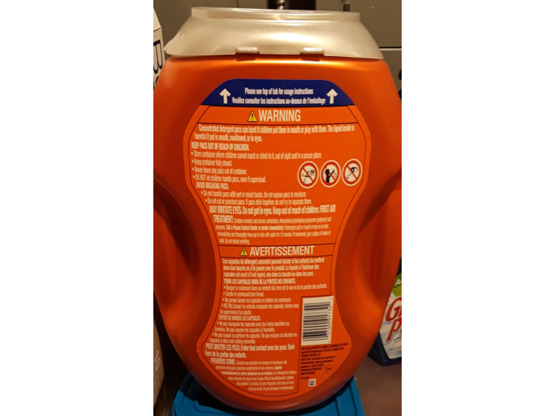 Tide Pods Plus Febreze 4 In 1 Laundry Detergent Pacs, Botanical Rain, 63 oz/1.79 kg, 61 Count