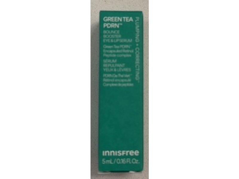 Innisfree Green Tea PDRN Bounce Booster Eye & Lip Serum, 0.16 fl oz/5 mL