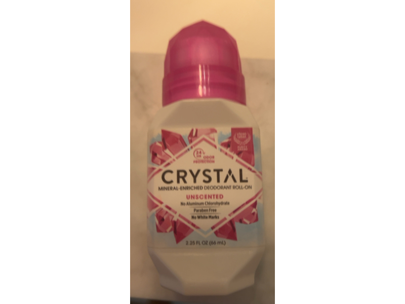 Crystal Mineral-Enriched Deodorant Roll-On, Unsented, 2.25 fl oz/66 mL, Pack Of 3