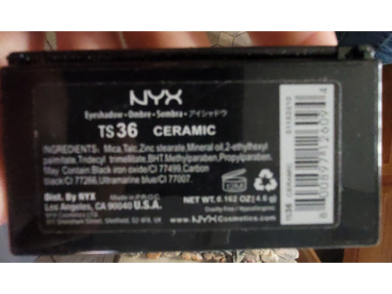 Nyx Eyeshadow, 36 Ceramic, 0.16 oz