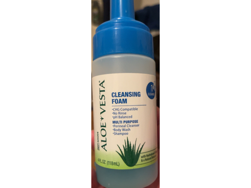 Aloe Vesta Multi Purpose Cleansing Foam, 4 fl oz/118 mL, Pack Of 3