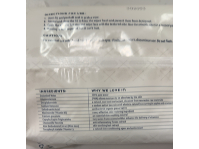 Clean Skin Club Clean Wipes, 30 Count