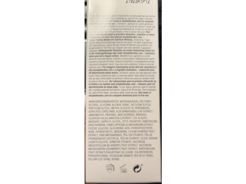 Elizabeth Arden Prevage City Smart Double Action Detox Peel Off Mask Mask, 2.5 fl oz/75 mL