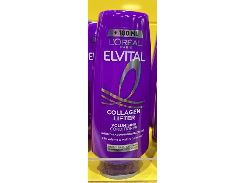 L'Oreal Paris Elvital Volumising Conditioner, Collagen Lifter, 300 mL