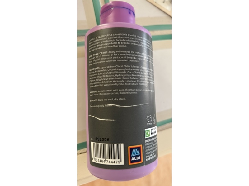 Lacura Bonded Purple Shampoo, 250 mL