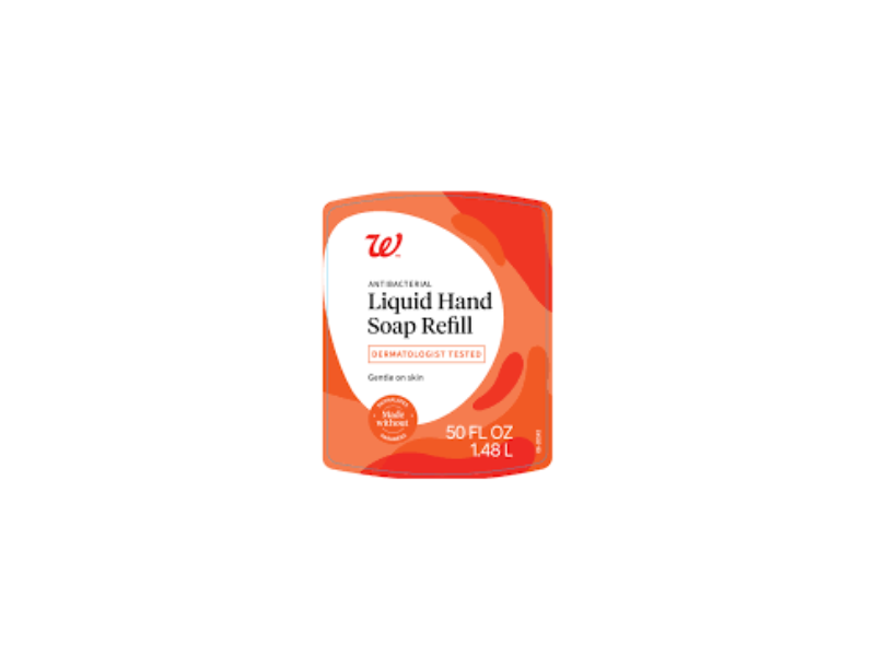 Walgreens Antibacterial Liquid Hand Soap Refill, 50 fl oz/1.48 L