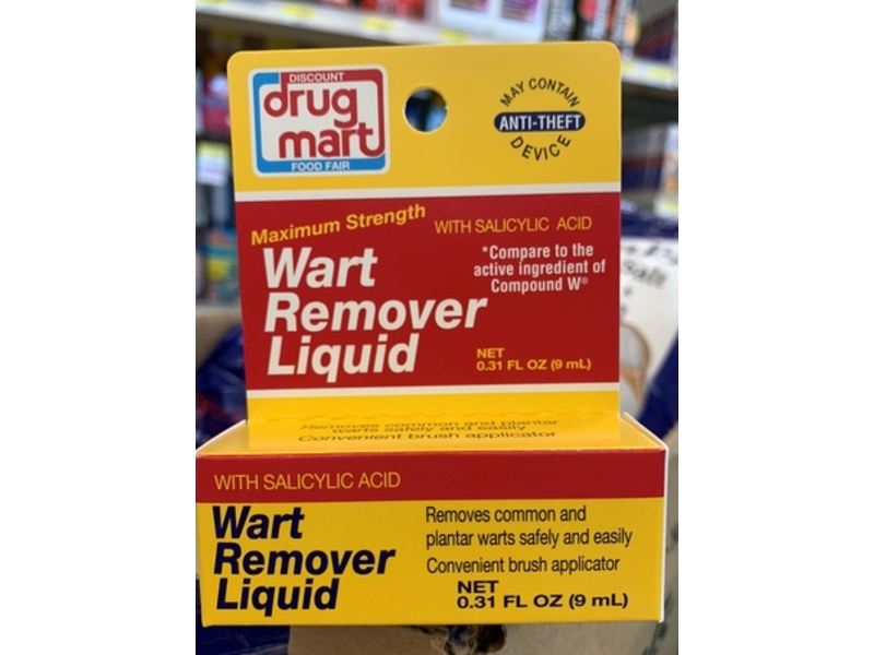 Discount Drugmart Wart Remover Liquid, 0.31 fl oz/9 mL