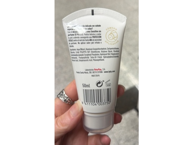 Byly Sensitive Deodorant Cream, 50 mL