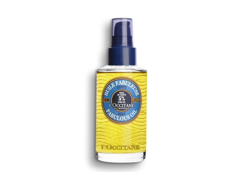 L’Occitane Fabulous Body Oil, Shea Oil, 3.3 fl oz/100 mL