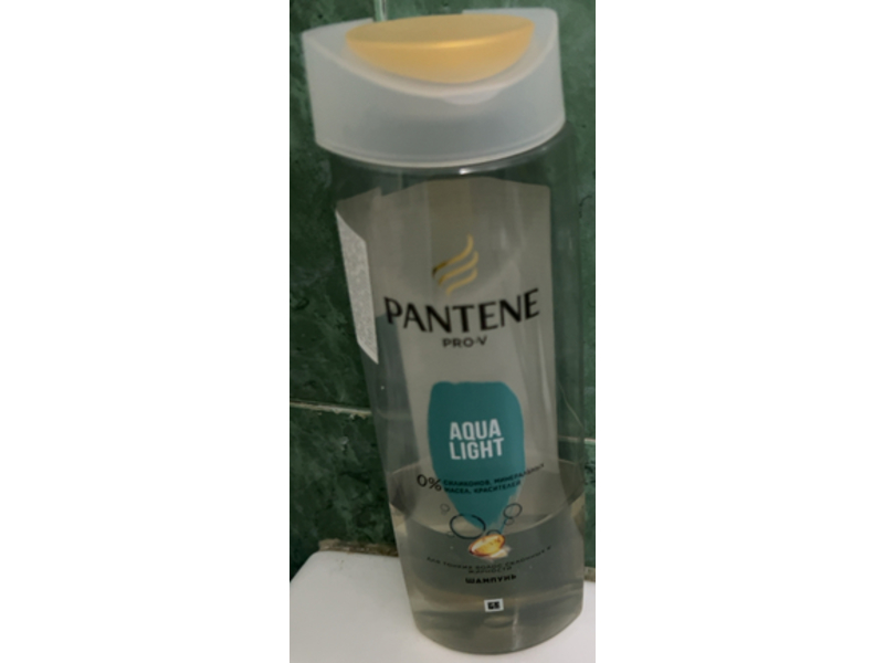 Pantene Pro-V Shampoo, Aqua Light, 400 mL