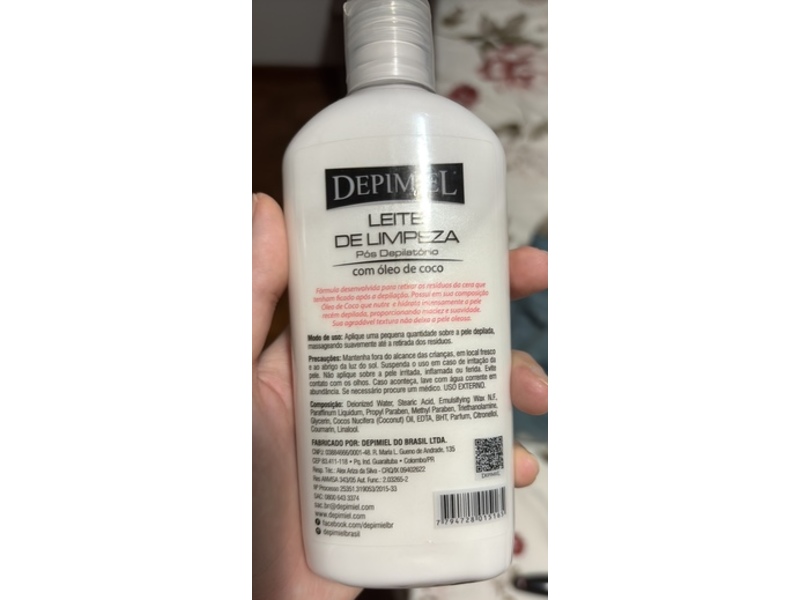 Depimiel Leite De Lippeze Post- Depilatory Cleansing Milk, 240 mL