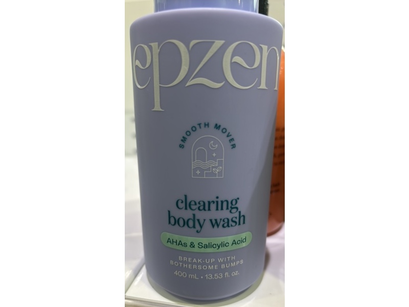 Epzen Clearing Body Wash, AHAs & Salicylic Acid, 13.53 fl oz/400 mL