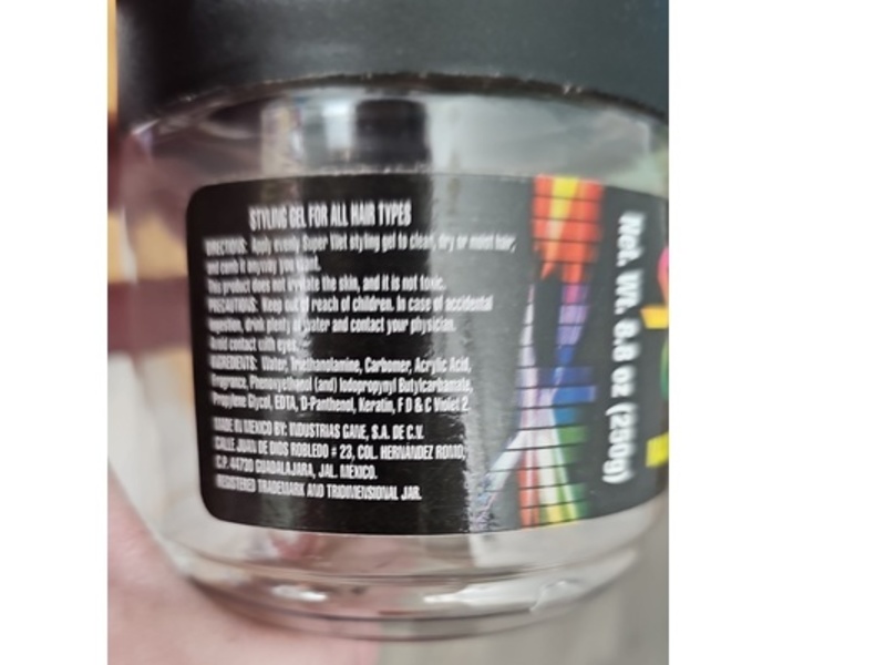 Super Wet Hair Styling Gel, Maximum Hold, 8.8 oz/250 g