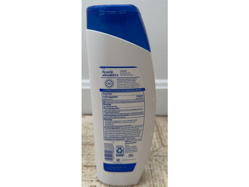 Head & Shoulders Dandruff Shampoo, Coconut , 12.5 fl oz//370 mL