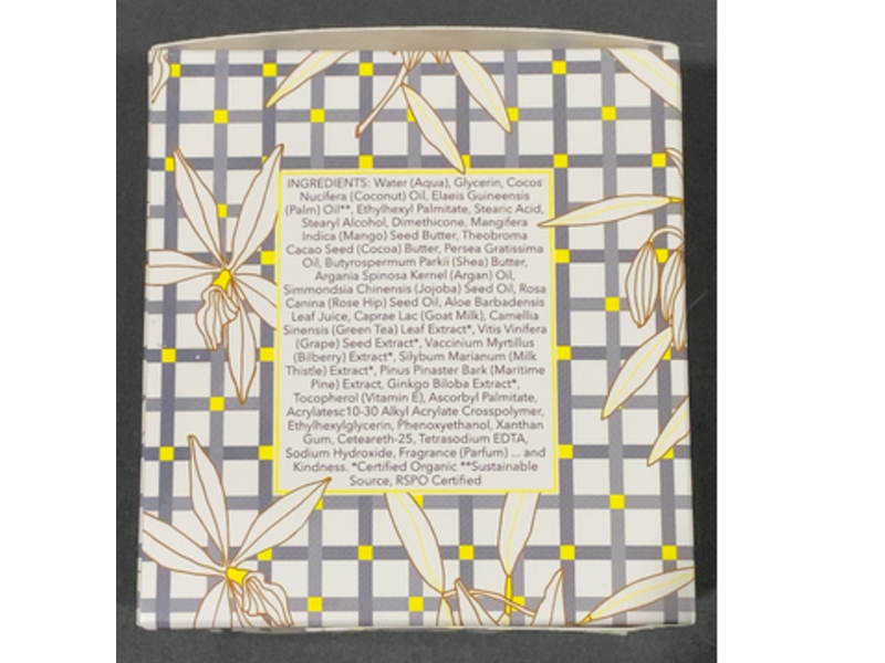 Beekman 1802 Goat Milk Whipped Body Cream, Vanilla Woods, 8 fl oz/236 mL