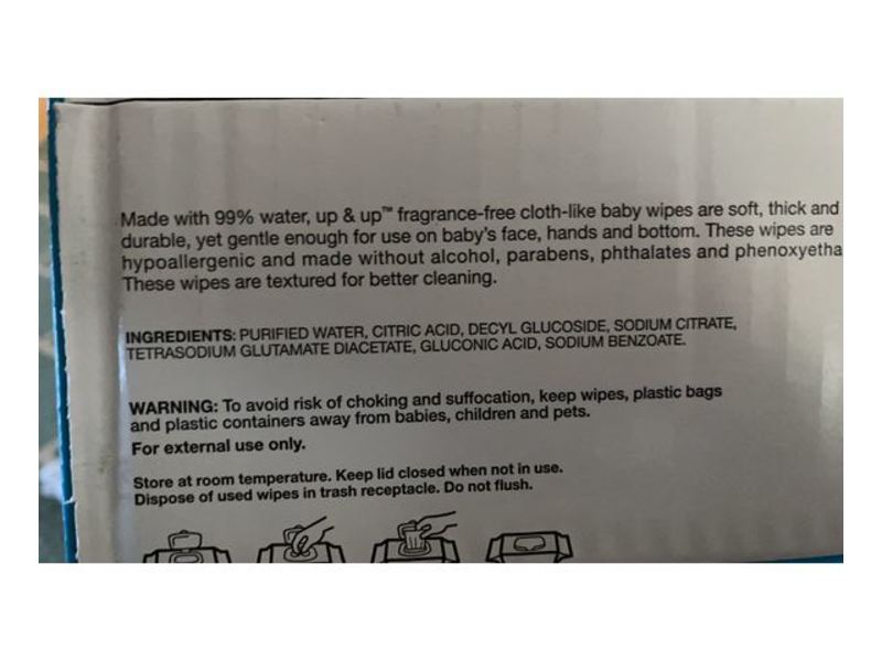 up&up Cloth-Like Baby Wipes, Fragrance-Free, 1200 ct