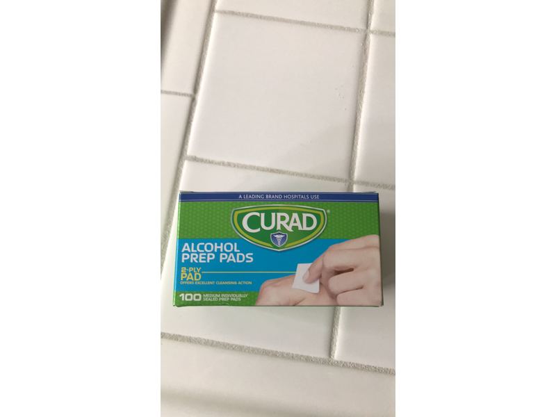 CURAD ALCOHOL PREP PADS 100CT