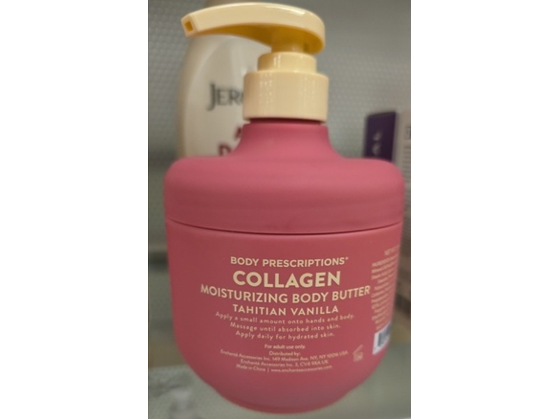 Body Prescriptions Collagen Moisturizing Body Butter, Tahitian Vanilla, 19.4 oz/550 g