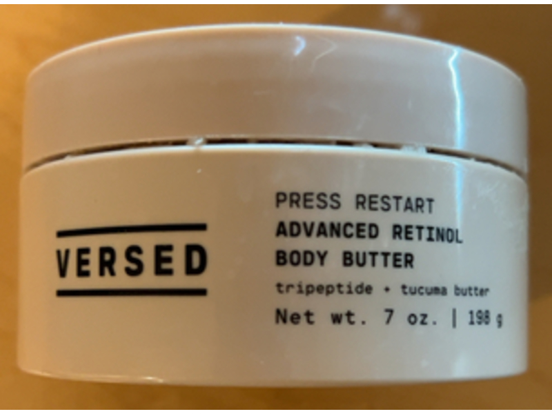 Versed Press Restart Advanced Retinol Body Butter, Tripeptide & Tucuma Butter, 7 fl oz/198 g