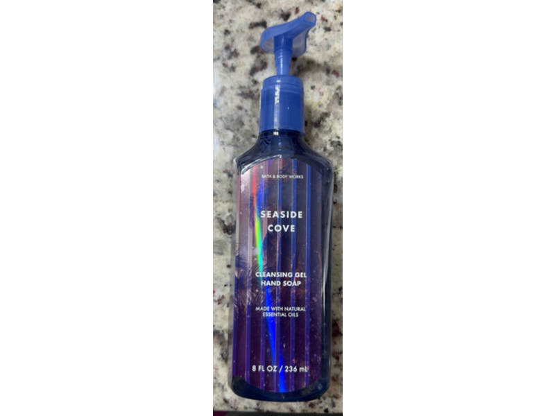 Bath & Body Works Seaside Cove Cleansing Gel Hand Soap, Natural Essential Oils, 8 fl oz/236 mL