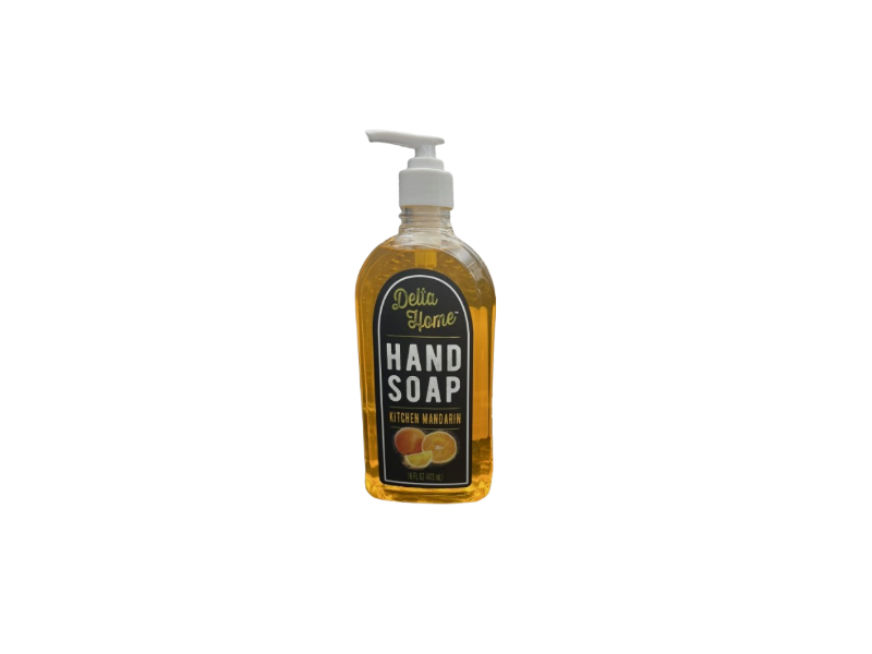 Delta Home Hand Soap, Kitchen Mandarin, 16 fl oz/473 mL