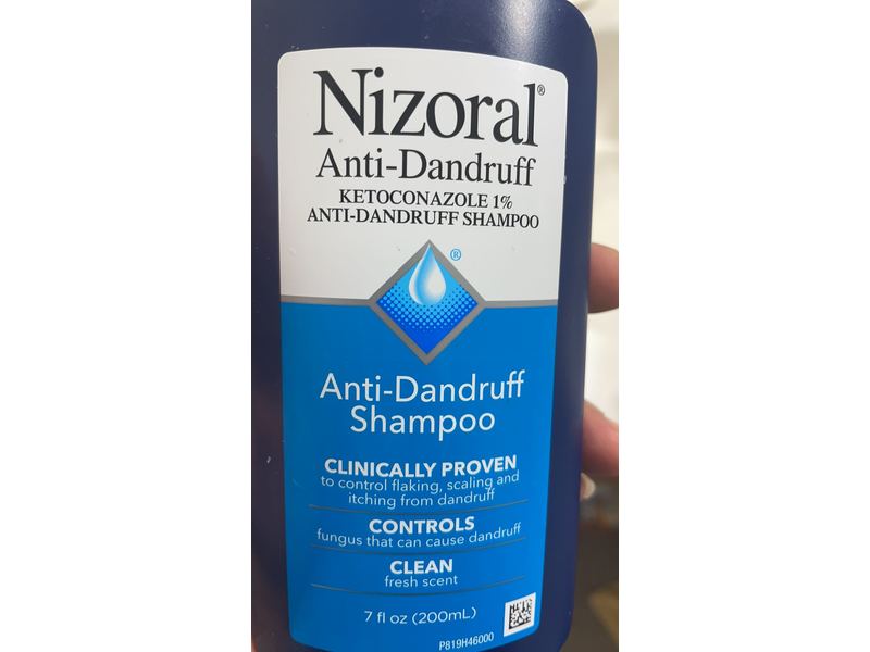 Nizoral Anti-Dandruff Shampoo, Ketoconazole 1%, Fresh Sent, 7 fl oz/200 mL