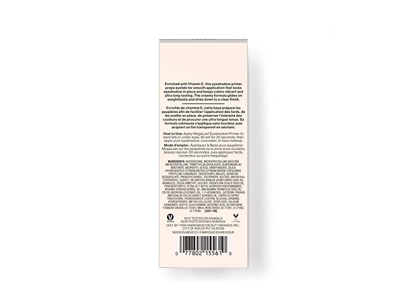 wet n wild Megalast Eyeshadow Primer, 10 mL / .34 fl. oz.