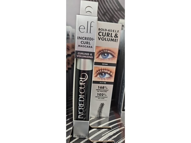 e.l.f. Cosmetics Incredi-Curl Mascara, Soft Black, 0.32 oz/9.2 g