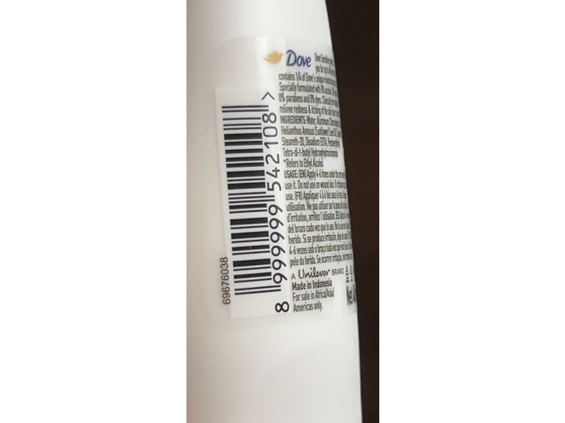 Dove Sensitive Moisturizing Cream Anti-Perspirant, 40 mL