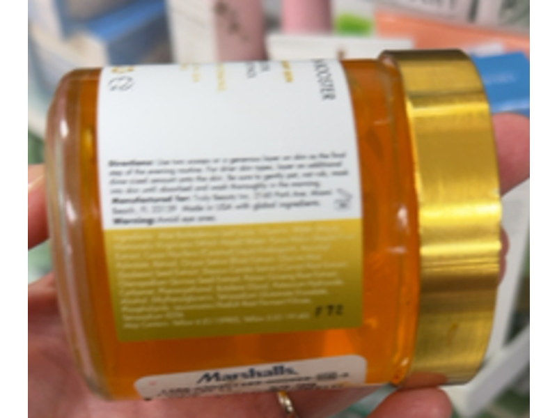 Truly Vegan Collagen Booster Jelly Face Mask, 4 fl oz/120 mL